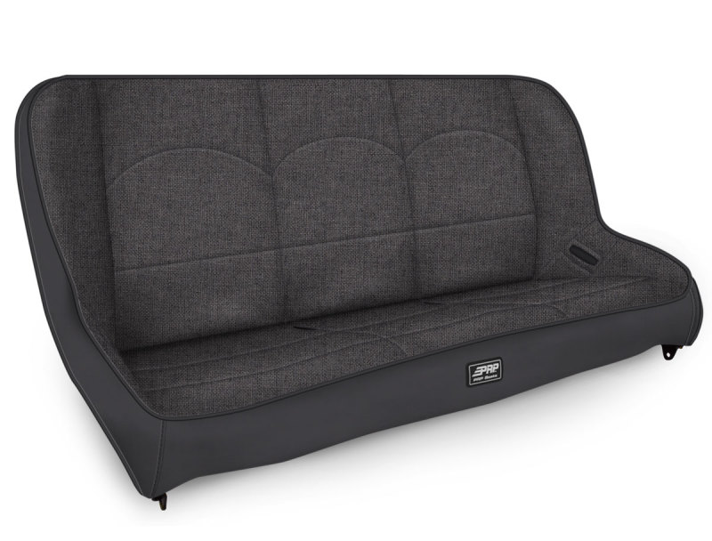 Jeep Wrangler JLU Low Back Rear Bench - PRP Seats - Classic Series - Grey - `18-`27